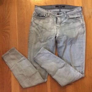 J Brand Grey Skinny Ankle Jeans